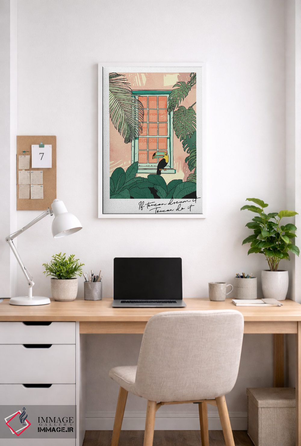 تابلو دکوراتیو توکان می تواند انجام دهد اثر لوسی میشل - D2W