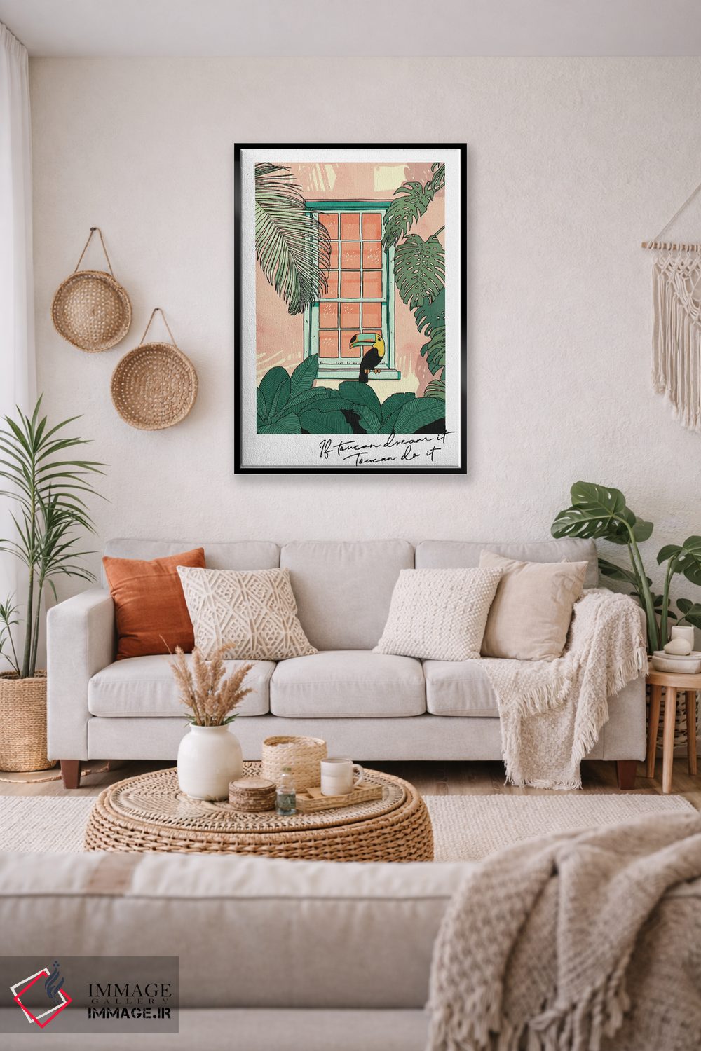 تابلو دکوراتیو توکان می تواند انجام دهد اثر لوسی میشل - D3B