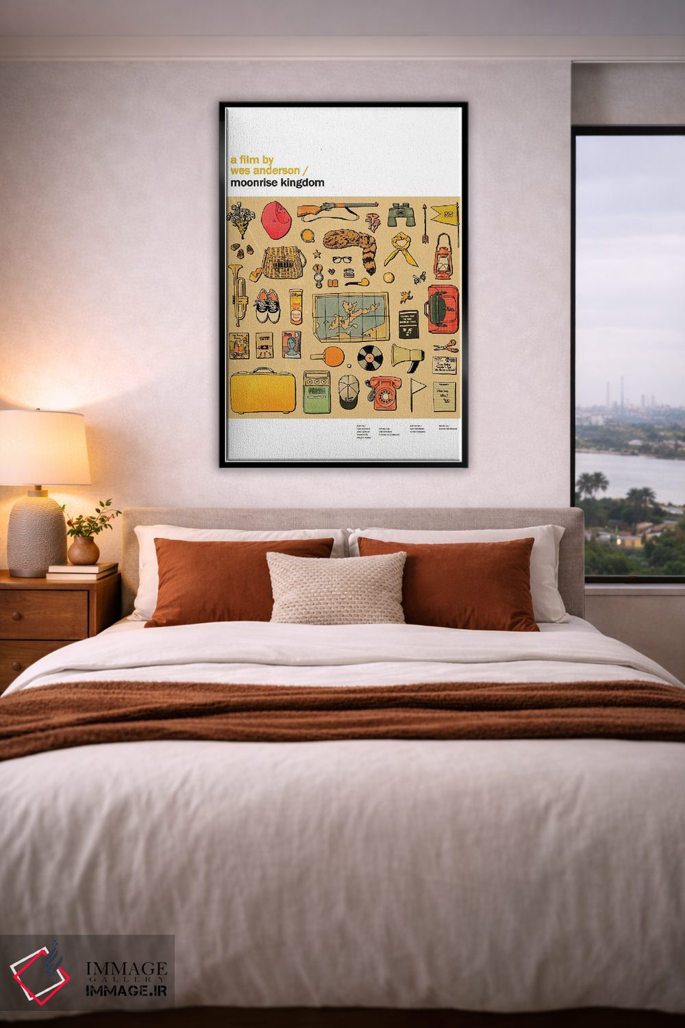 تابلو دکوراتیو پادشاهی برآمد ماه، وس اندرسون اثر لوسی میشل - D4B