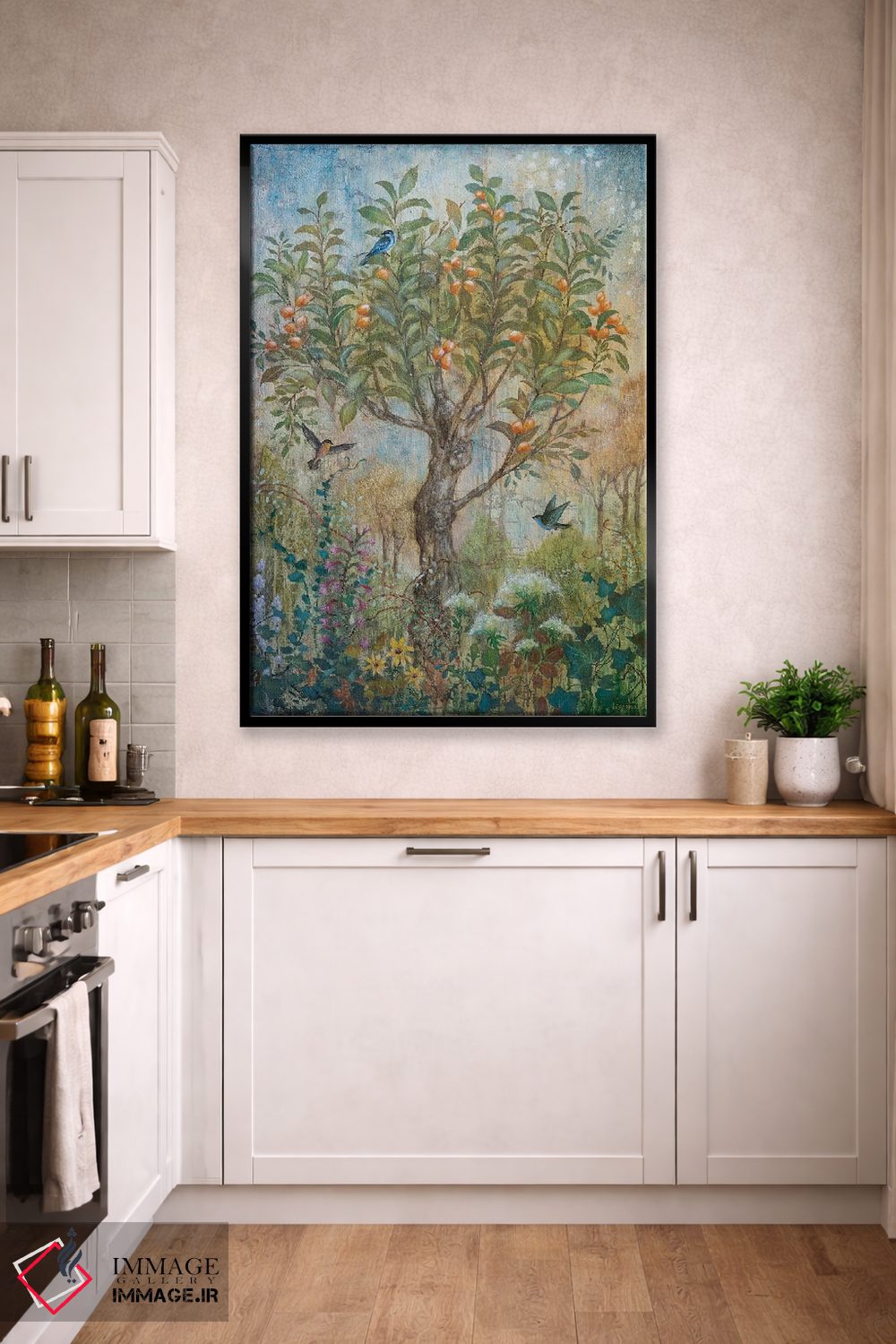 تابلو دکوراتیو افسون زردآلو اثر لیزا مری کیندلی - D2B