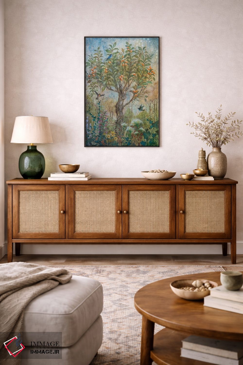 تابلو دکوراتیو افسون زردآلو اثر لیزا مری کیندلی - D4B