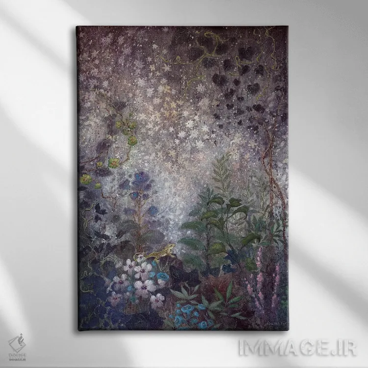 تابلو دکوراتیو شیفته ستاره اثر لیزا مری کیندلی - نمای روبهرو روی دیوار