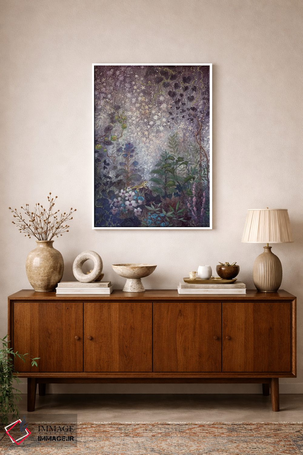 تابلو دکوراتیو شیفته ستاره اثر لیزا مری کیندلی - D1W