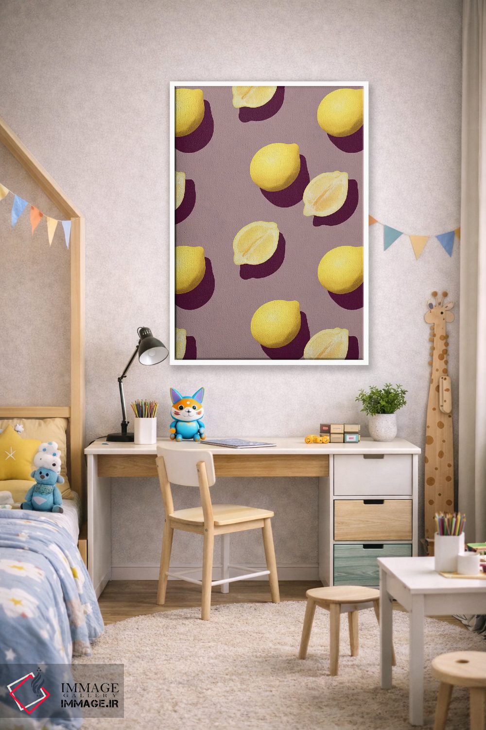 تابلو مینیمال میوه ۱۹ اثر لیمو - D1W