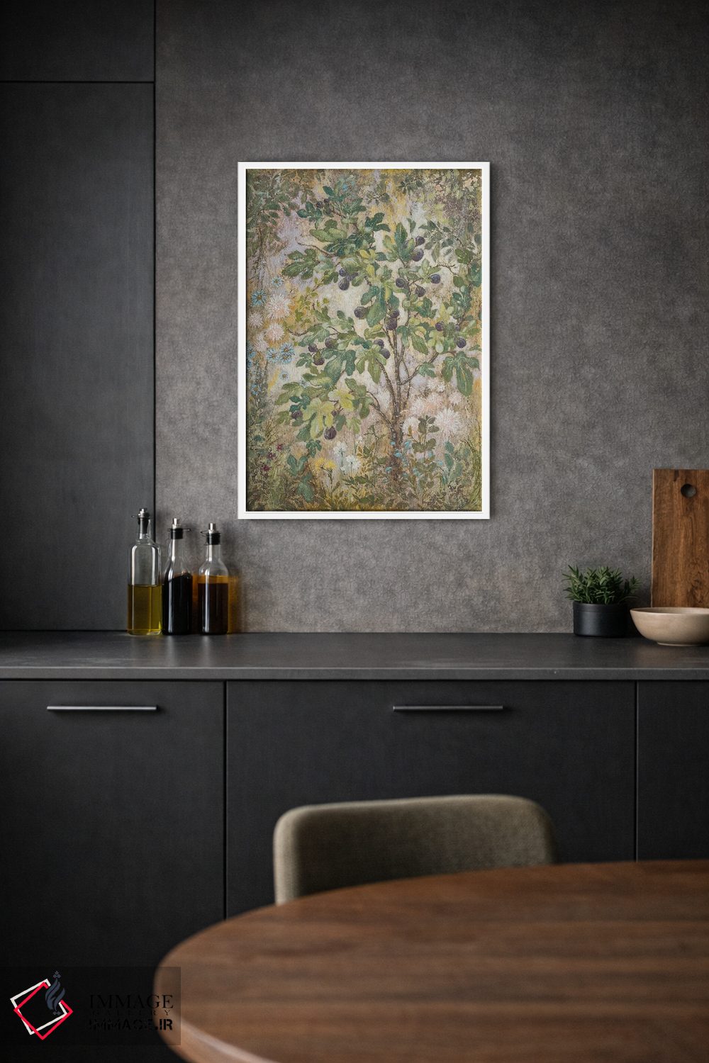 تابلو مدرن درخت انجیر اثر لیزا مری کیندلی - D1W