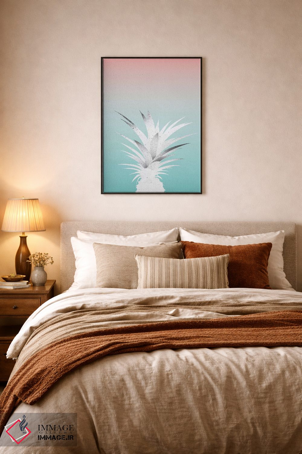 تابلو مینیمال آناناس اثر لیمو - D6B