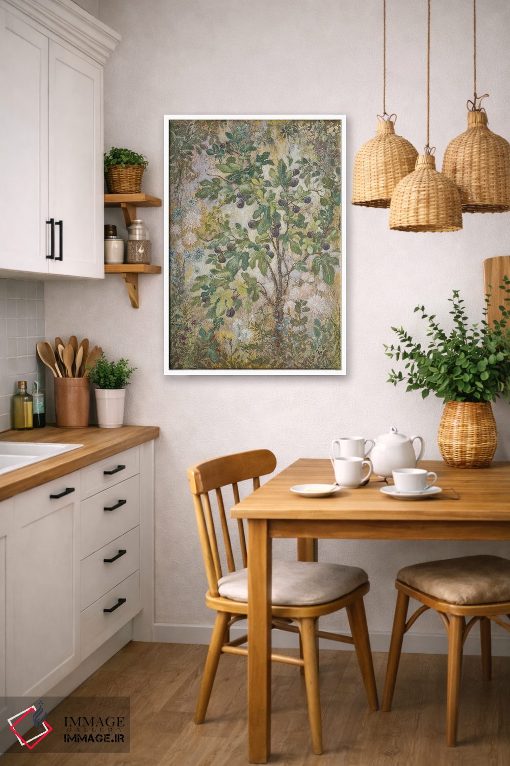 تابلو مدرن درخت انجیر اثر لیزا مری کیندلی - D6W