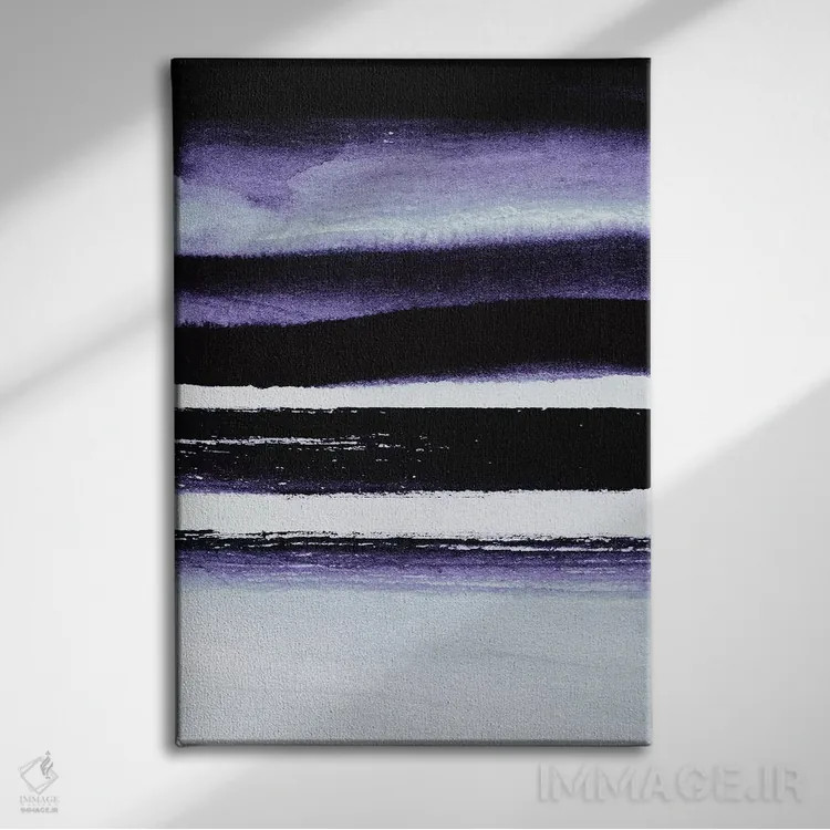 تابلو مینیمال واقعی اثر لیمو - نمای روبهرو روی دیوار