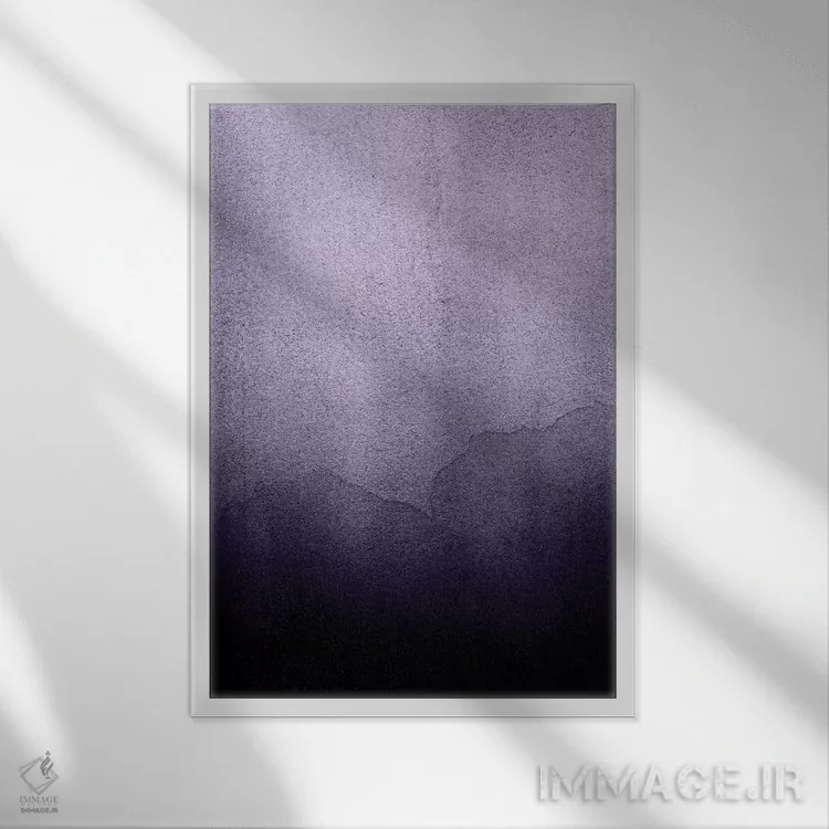 تابلو مینیمال راز اثر لیمو - نمای قابدار سفید