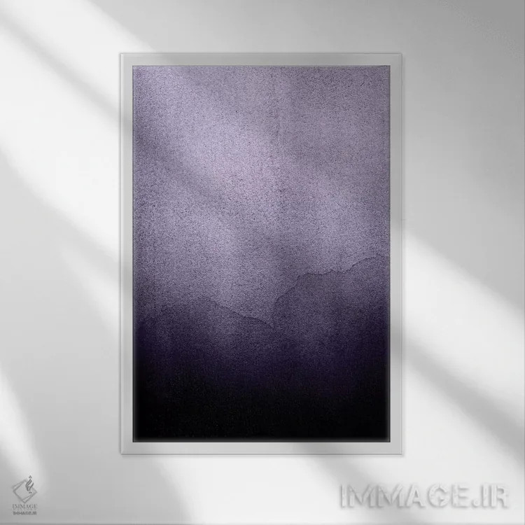 تابلو مینیمال راز اثر لیمو - نمای قابدار سفید