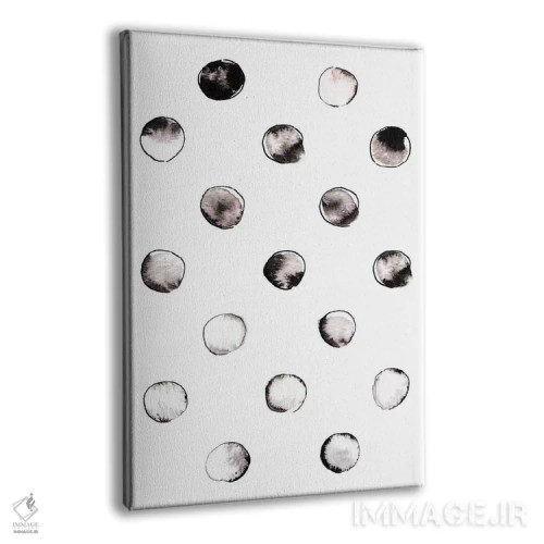 تابلو مینیمال "دایره ها" اثر لیمو - نمای پرسپکتیو محصول