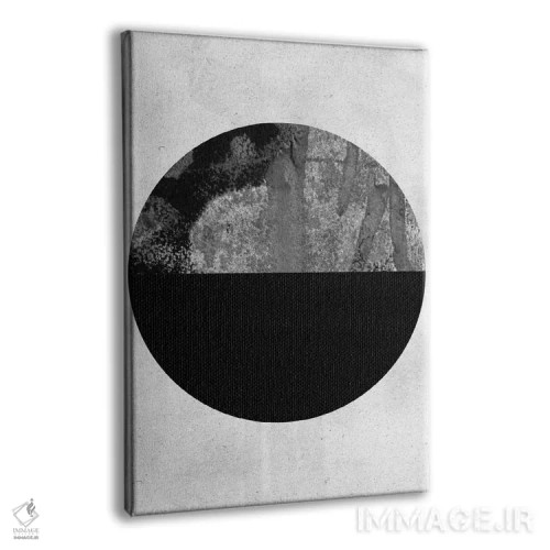 تابلو مینیمال "هندسه ۲" اثر لیمو - نمای پرسپکتیو محصول