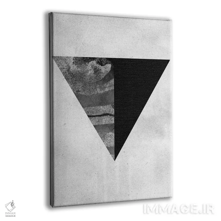 تابلو مینیمال "هندسه ۱" اثر لیمو - نمای پرسپکتیو محصول