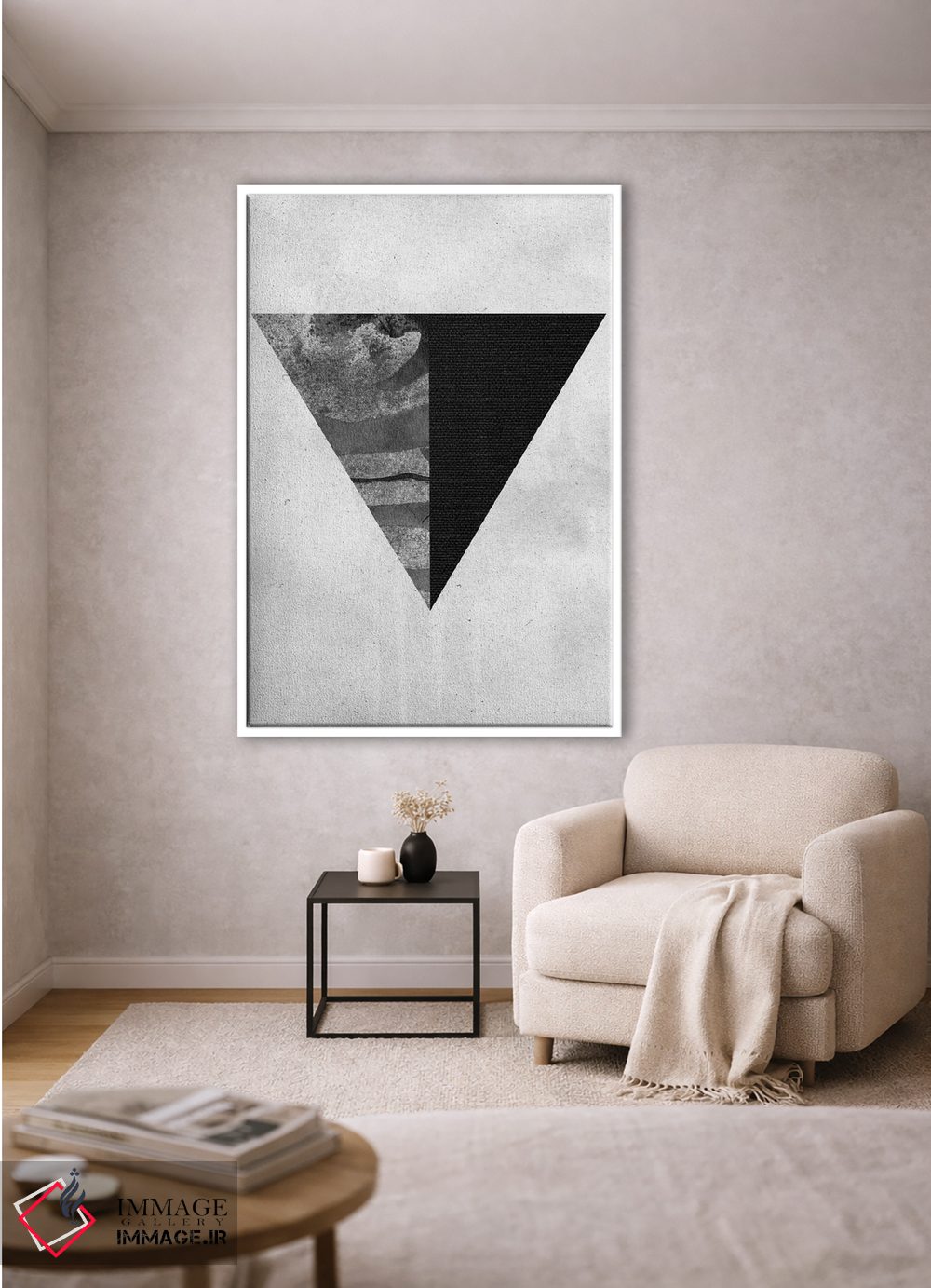 تابلو مینیمال "هندسه ۱" اثر لیمو - D1W