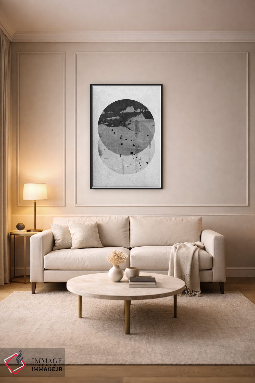 تابلو مینیمال "هندسه ۳" اثر لیمو - D4B