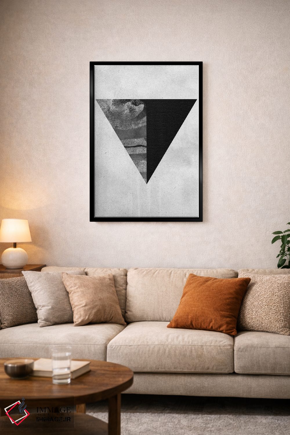تابلو مینیمال "هندسه ۱" اثر لیمو - D4B
