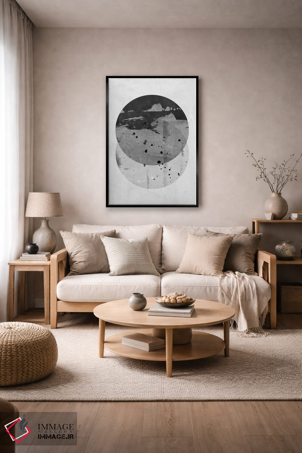 تابلو مینیمال "هندسه ۳" اثر لیمو - D5B