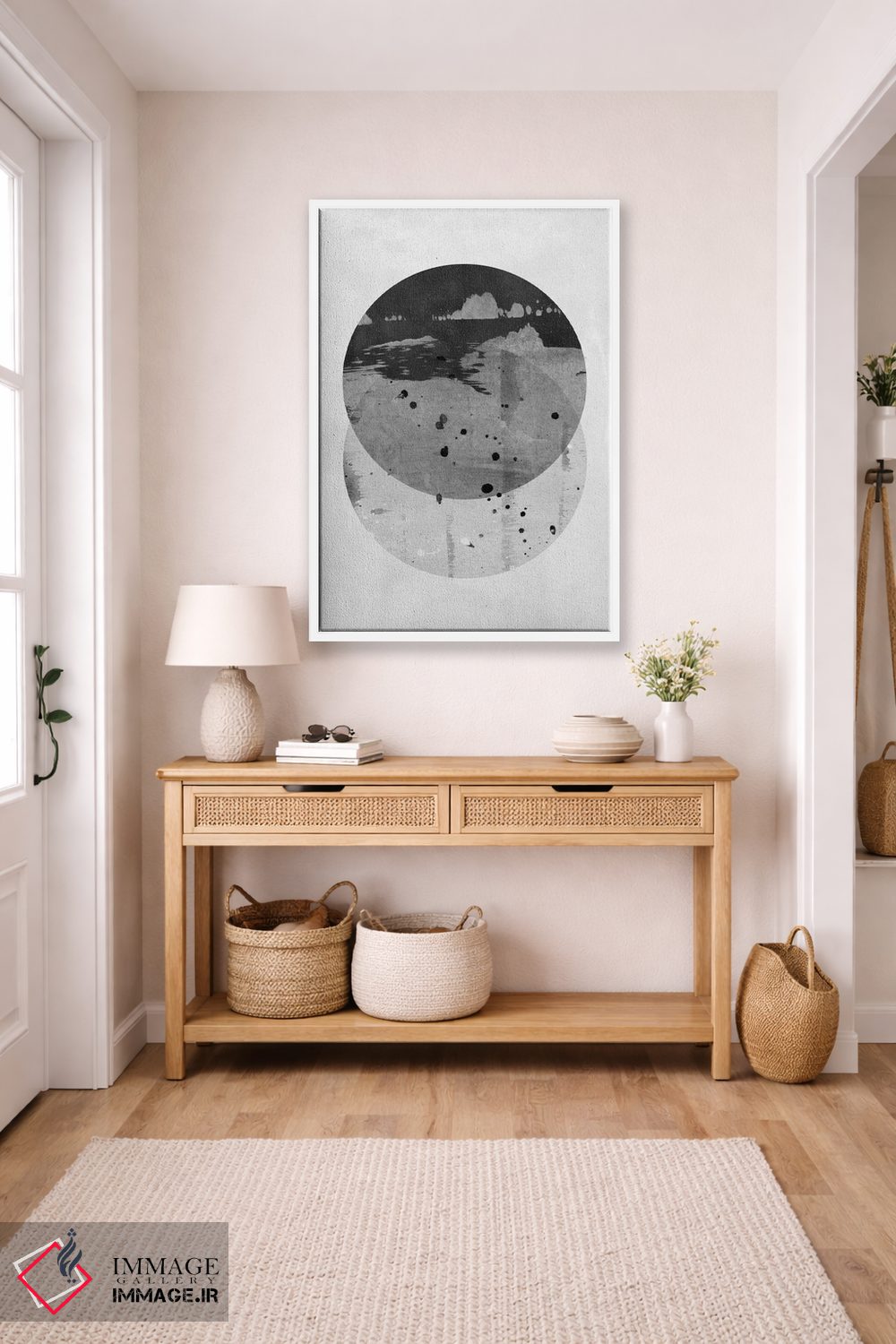 تابلو مینیمال "هندسه ۳" اثر لیمو - D6W