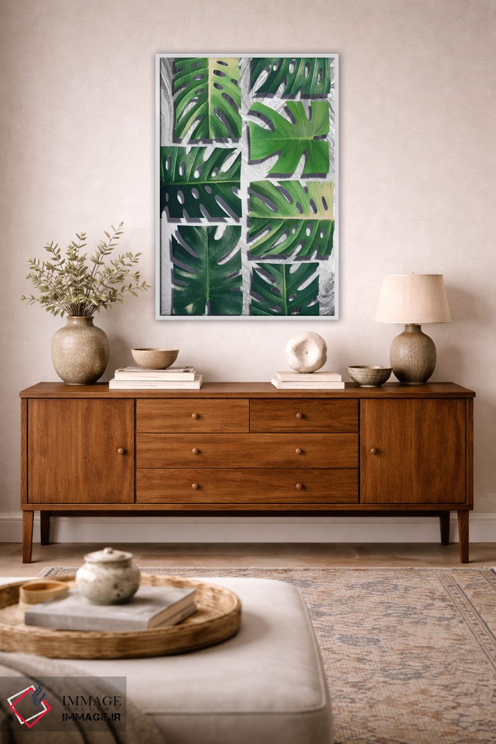 تابلو مدرن مونسترا دلیشیوزا اثر لیمو - D2W