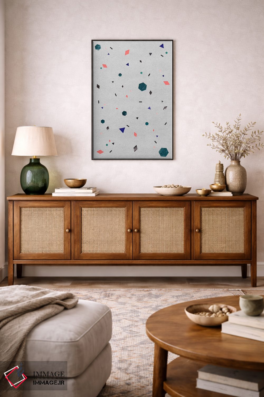 تابلو مینیمال هزارنگار اثر لیمو - D3B