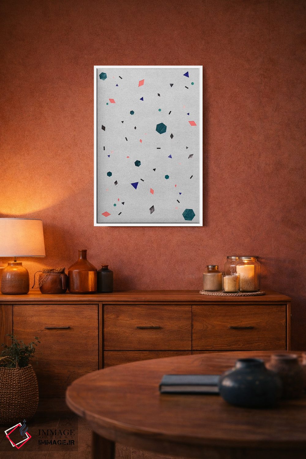 تابلو مینیمال هزارنگار اثر لیمو - D2W