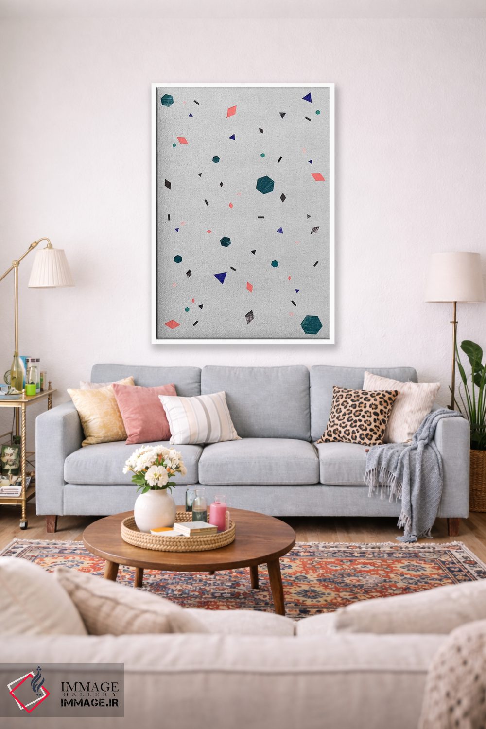 تابلو مینیمال هزارنگار اثر لیمو - D1W