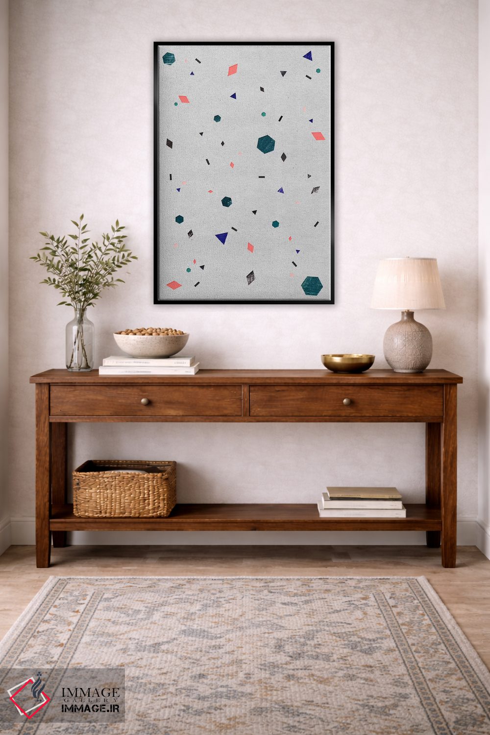 تابلو مینیمال هزارنگار اثر لیمو - D5B