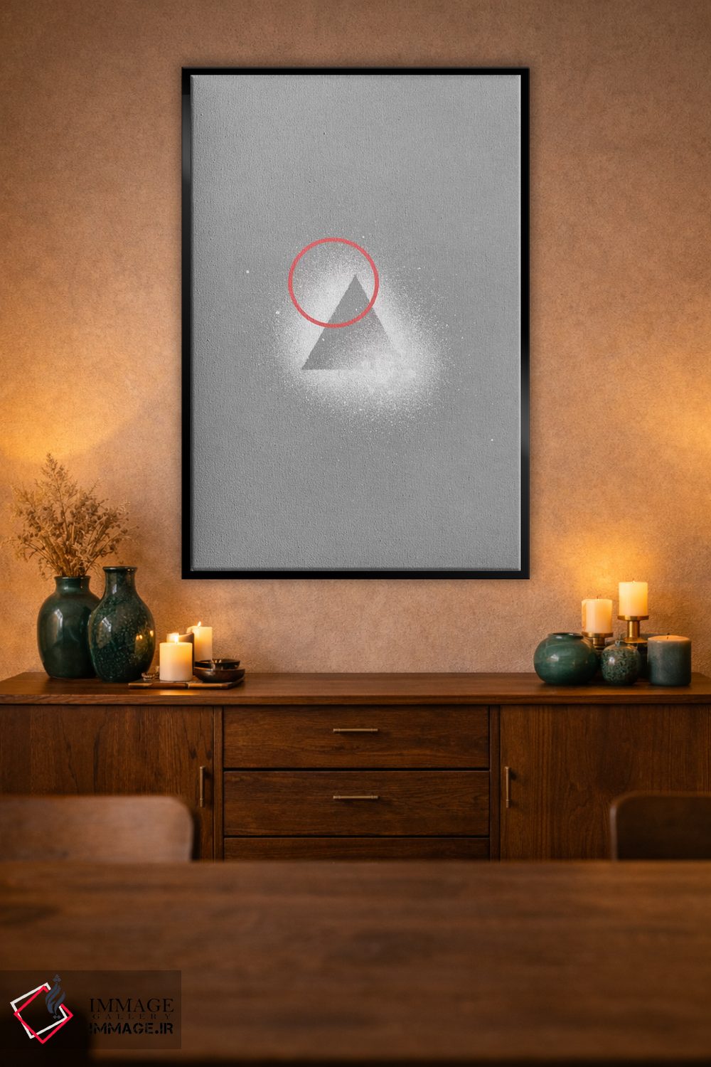 تابلو مینیمال "هندسه ۷" اثر لیمو - D2B