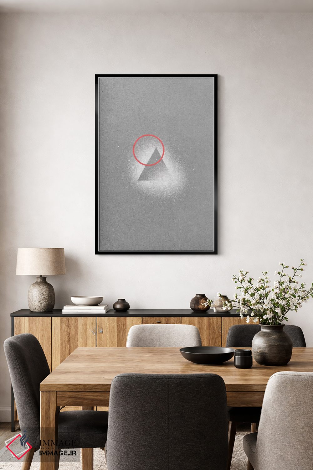 تابلو مینیمال "هندسه ۷" اثر لیمو - D3B