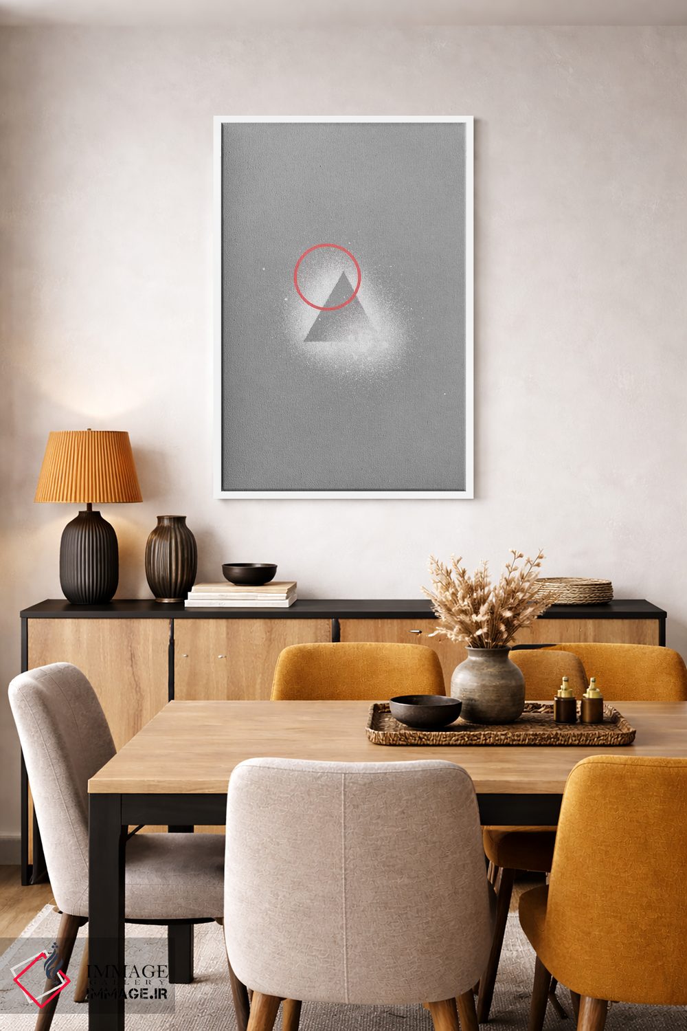 تابلو مینیمال "هندسه ۷" اثر لیمو - D5W