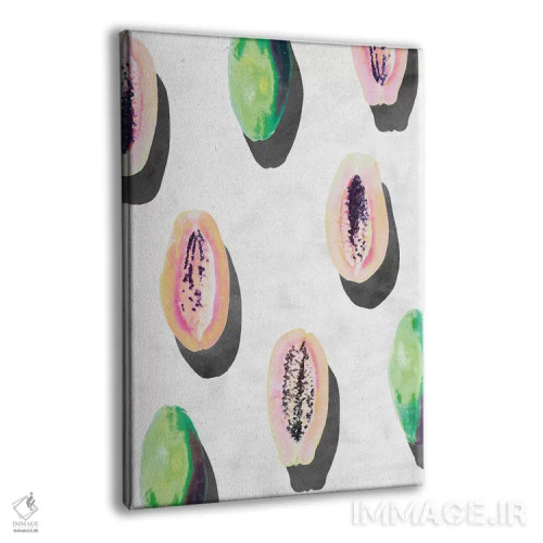 تابلو مینیمال میوه XI-I اثر لیمو - نمای پرسپکتیو محصول