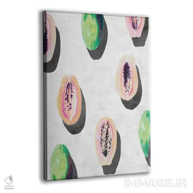 تابلو مینیمال میوه XI-I اثر لیمو - نمای پرسپکتیو محصول