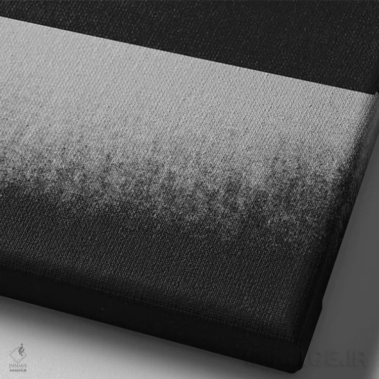 تابلو مینیمال بعد اثر لیمو - نمای نزدیک بافت بوم