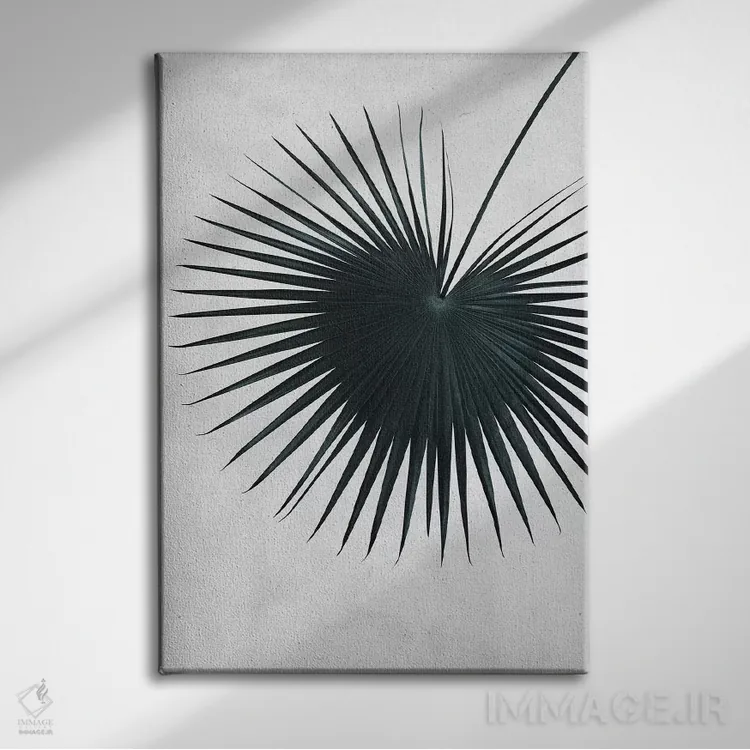 تابلو مینیمال احساس اثر لیمو - نمای روبهرو روی دیوار