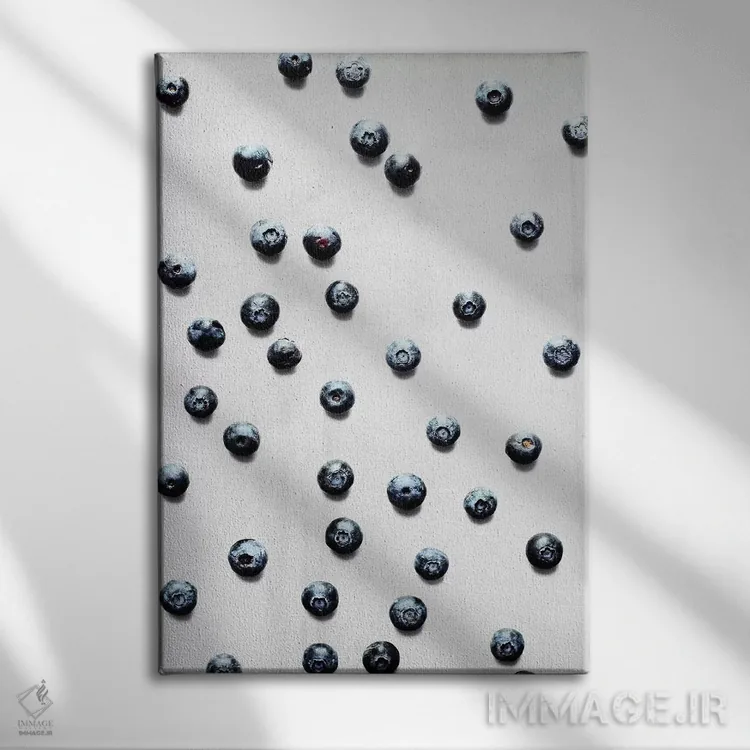 تابلو مینیمال میوه XII-I اثر لیمو - نمای روبهرو روی دیوار