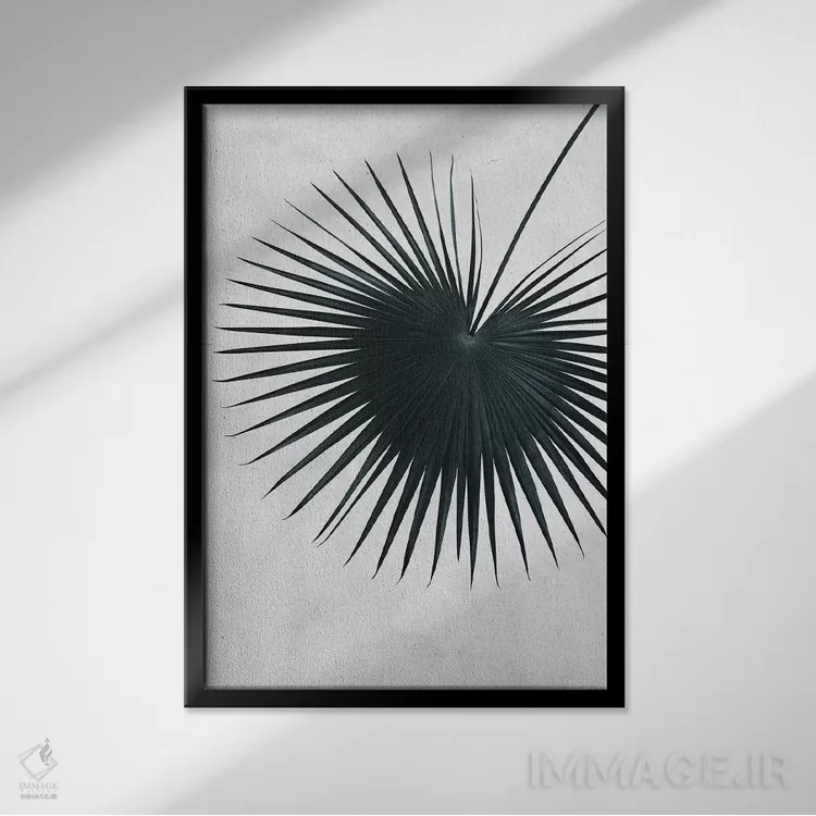 تابلو مینیمال احساس اثر لیمو - نمای قابدار مشکی