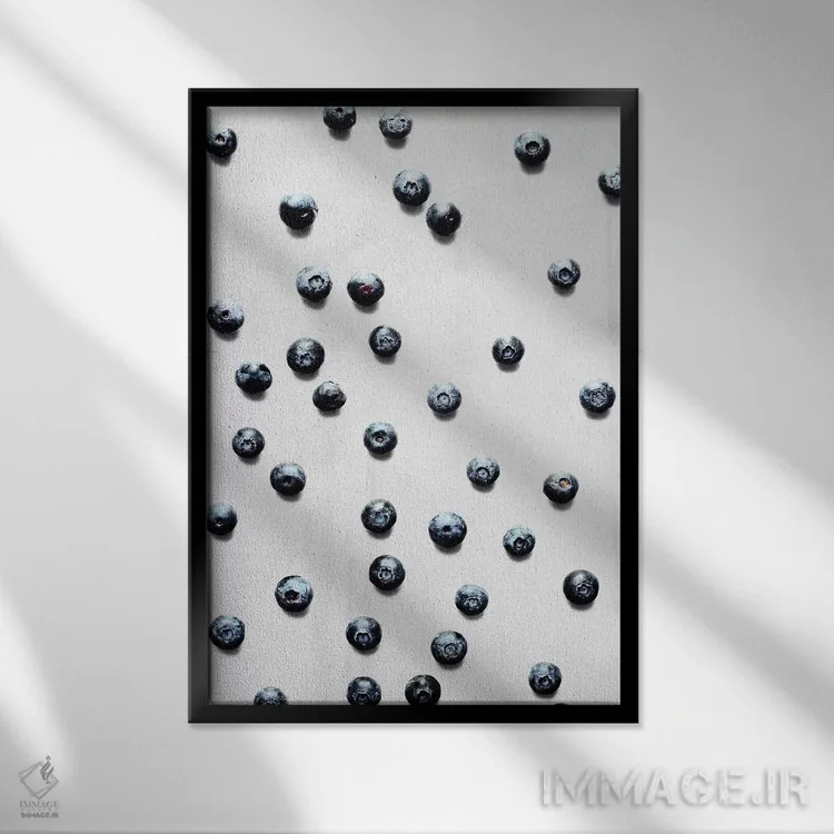 تابلو مینیمال میوه XII-I اثر لیمو - نمای قابدار مشکی