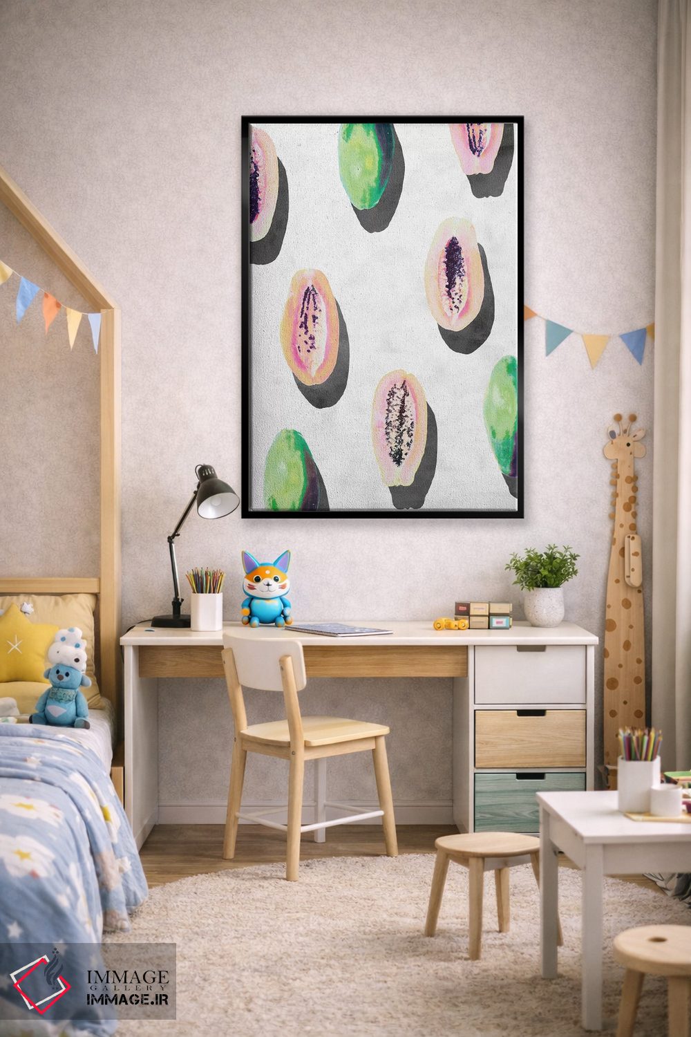 تابلو مینیمال میوه XI-I اثر لیمو - D2B