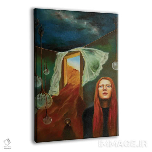 تابلو دکوراتیو غبار ستاره اثر اباورا لومولر - نمای پرسپکتیو محصول