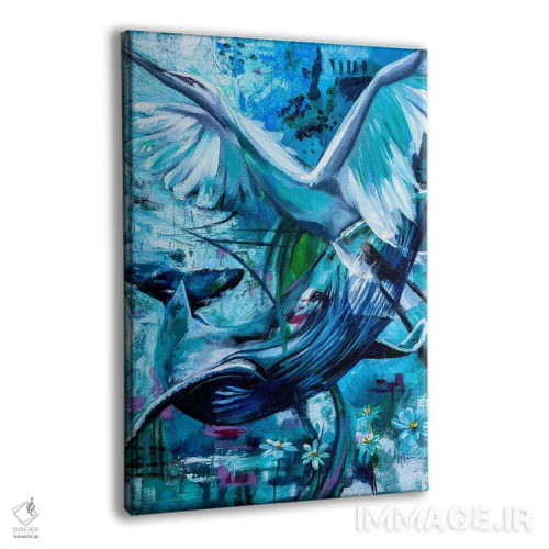 تابلو دکوراتیو آزادی بی باک است اثر لیندا مک کلور - نمای پرسپکتیو محصول