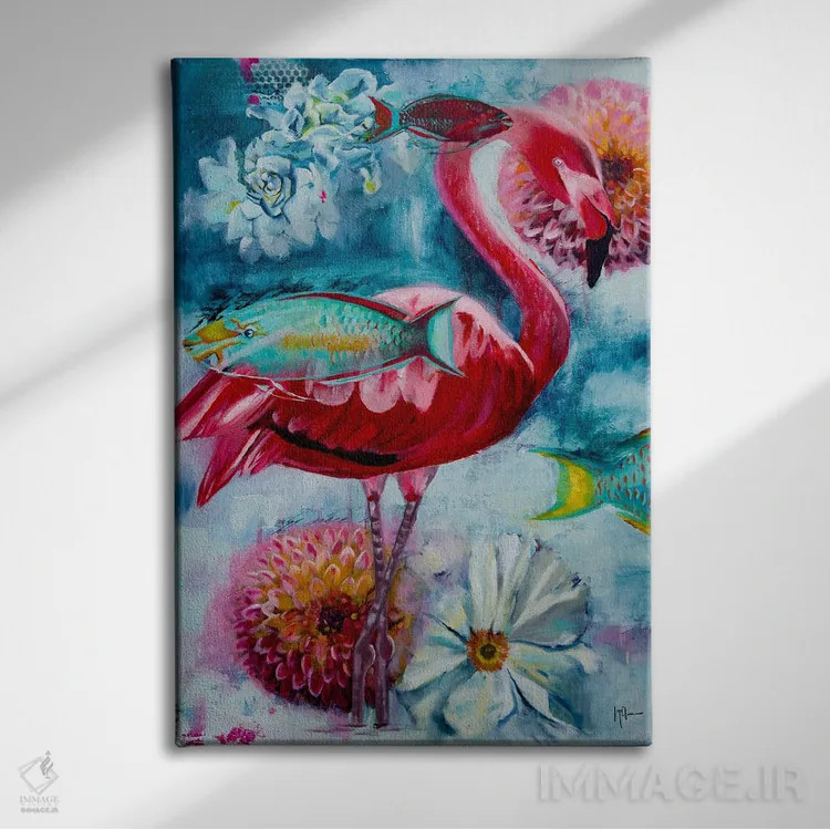 تابلو دکوراتیو برای همیشه اثر لیندا مک کلور - نمای روبهرو روی دیوار