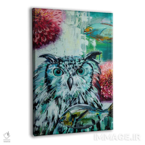 تابلو دکوراتیو هوش اثر لیندا مک کلور - نمای پرسپکتیو محصول