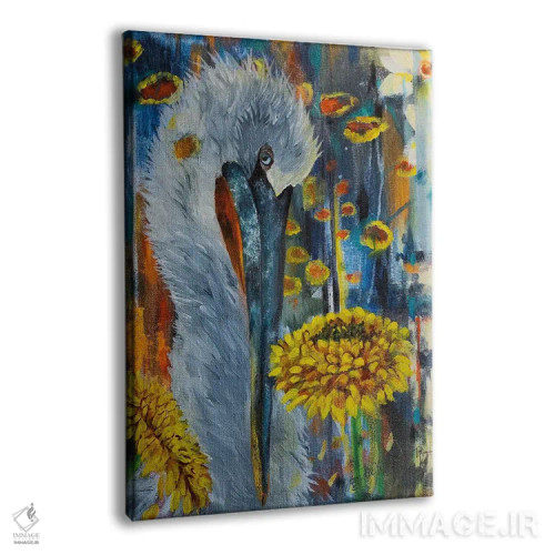 تابلو دکوراتیو فک و مگنولیا اثر لیندا مک کلور - نمای پرسپکتیو محصول