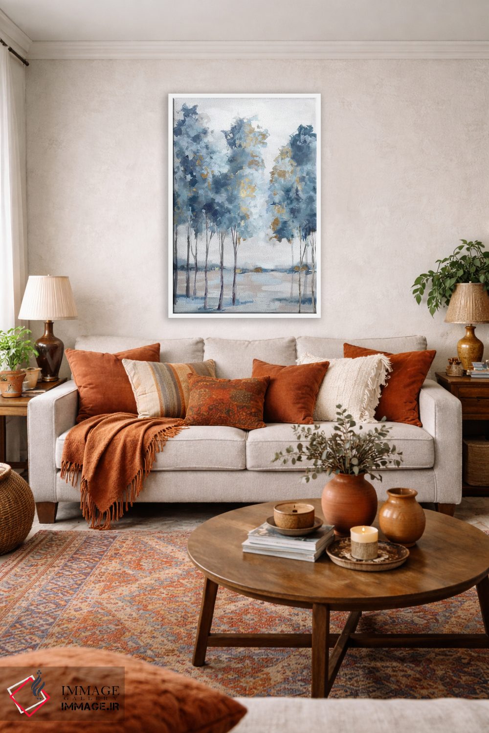 تابلو انتزاعی جنگل نیروی دریایی اثر لونا ماویس - D2W