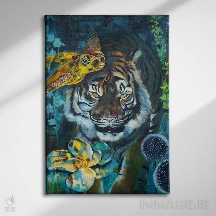 تابلو دکوراتیو به غریزه ات اعتماد کن اثر لیندا مک کلور - نمای روبهرو روی دیوار