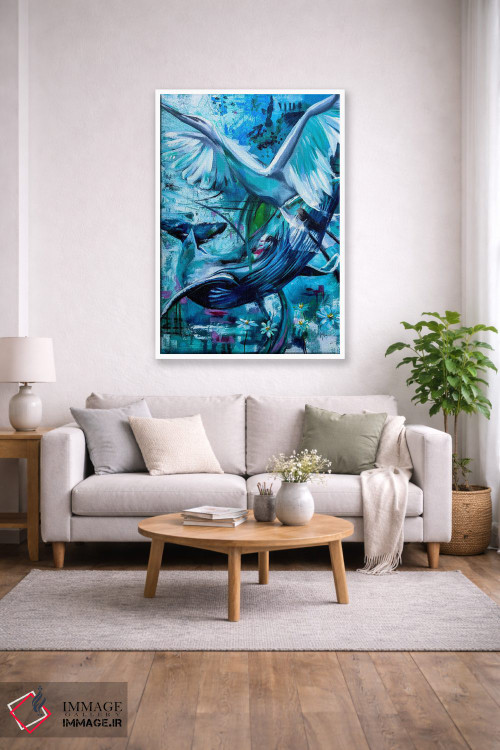 تابلو دکوراتیو آزادی بی باک است اثر لیندا مک کلور - D1W