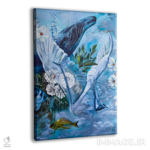 تابلو دکوراتیو وفور غیرقابل تصور اثر لیندا مک کلور - نمای پرسپکتیو محصول