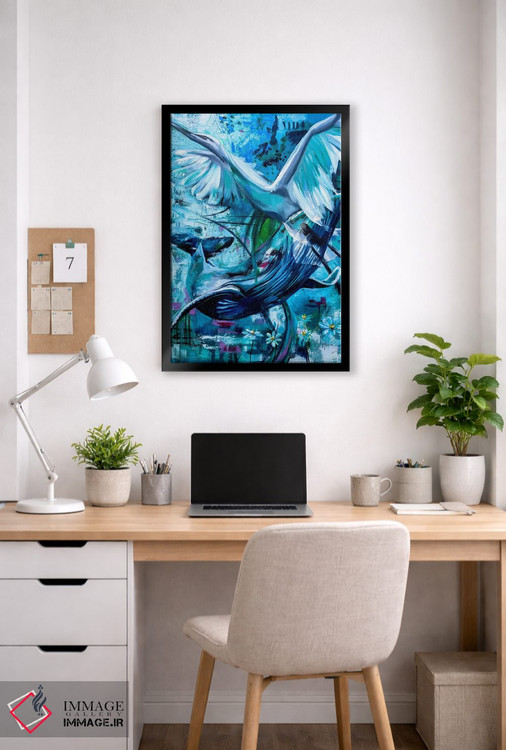 تابلو دکوراتیو آزادی بی باک است اثر لیندا مک کلور - D5B