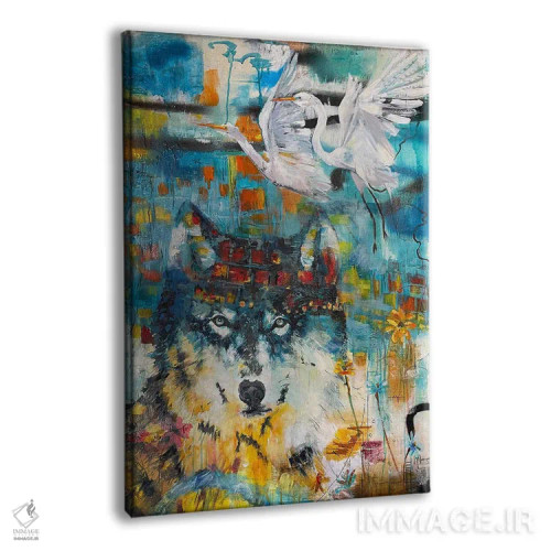 تابلو دکوراتیو دفن شده در جانم اثر لیندا مک کلور - نمای پرسپکتیو محصول