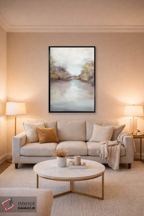 تابلو مینیمال واحه آرامش II اثر لونا ماویس - D6B